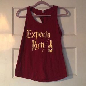 Harry Potter red racer back tank size large